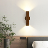 Hölzerne Zwei-Wege-Licht-Wandlampe, drehbar
