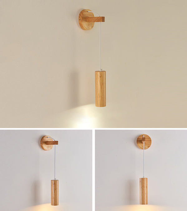 Holzbläser-Wandleuchte