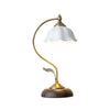 Bedroom ceramic petal table lamp