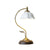 Bedroom ceramic petal table lamp