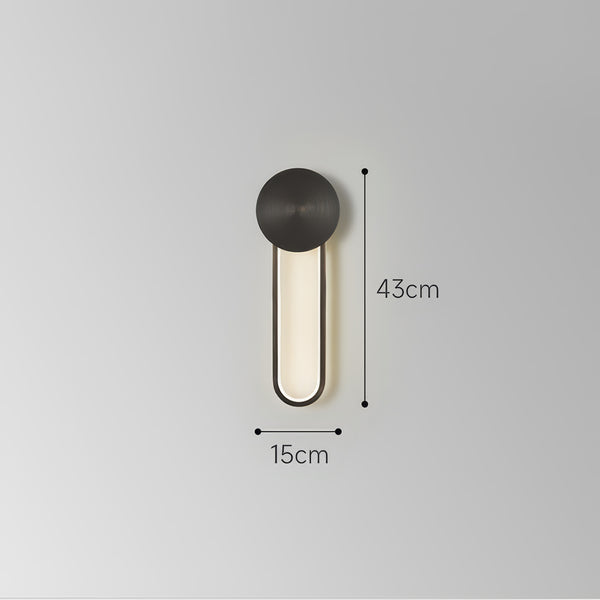 Minimalist creative LED wall lamp