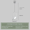 Modern simple creative bird bedroom bedside chandelier
