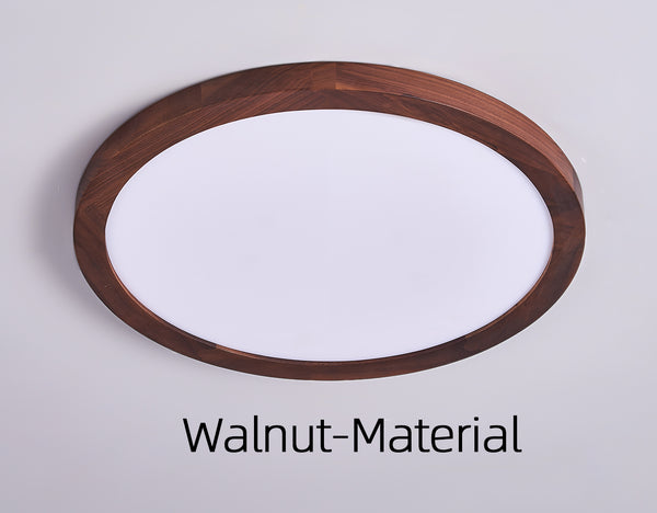 LED-Deckenlampe aus Massivholz im japanischen Stil