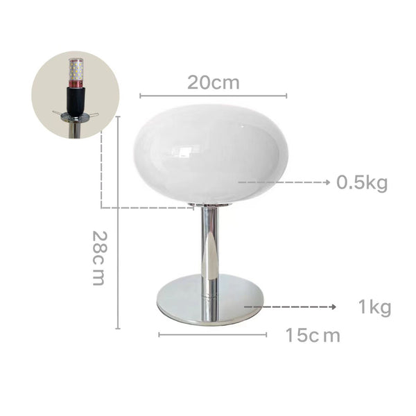 Bedside bedroom lollipop decorative table lamp