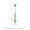 Marble restaurant bar bedroom small Pendant light