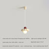 Cream style dining room bedroom bedside chandelier