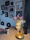 Vintage Brass LED Table Lamp