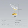 Creative butterfly bedroom bedside study table lamp