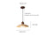 Japanese retro log style restaurant chandelier