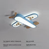 Lustre pour chambre d'enfant en forme d'avion couleur macaron