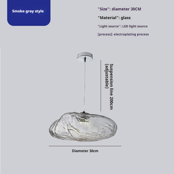 Creative glass cloud chandelier