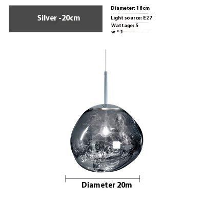 Kronleuchter aus vulkanischer Lava