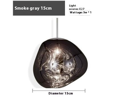 Kronleuchter aus vulkanischer Lava