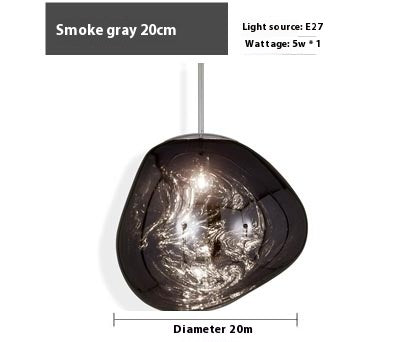 Kronleuchter aus vulkanischer Lava