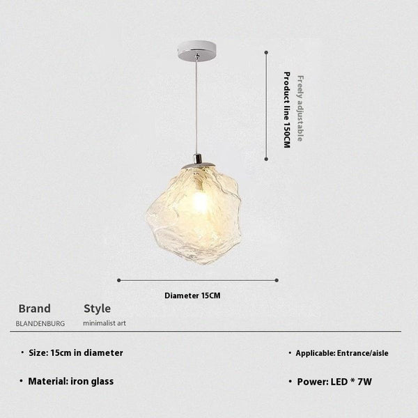 Lustre de glace créatif