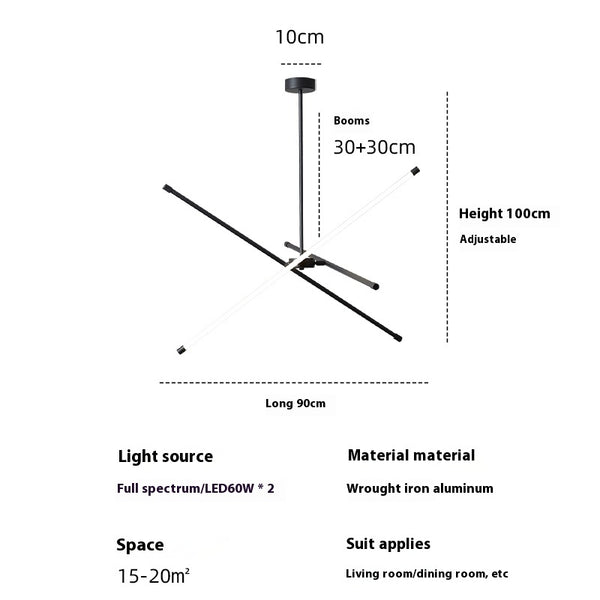 Kronleuchter mit minimalistischer Linie