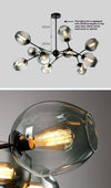 Creative and personalized magic bean molecular chandelier