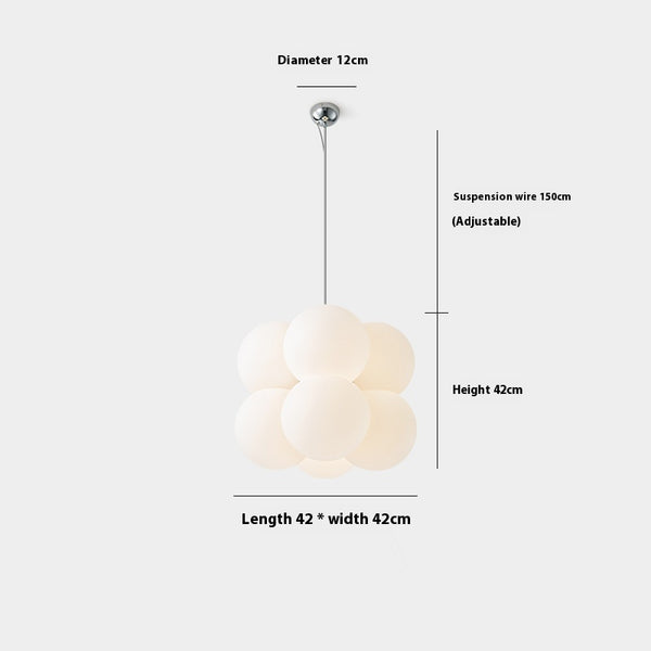 Kreativer Kronleuchter mit Ballonblasen für Internet-Berühmtheiten