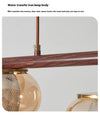 Medieval style glass restaurant chandelier