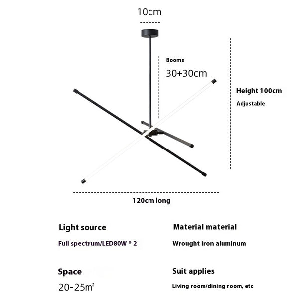 Kronleuchter mit minimalistischer Linie