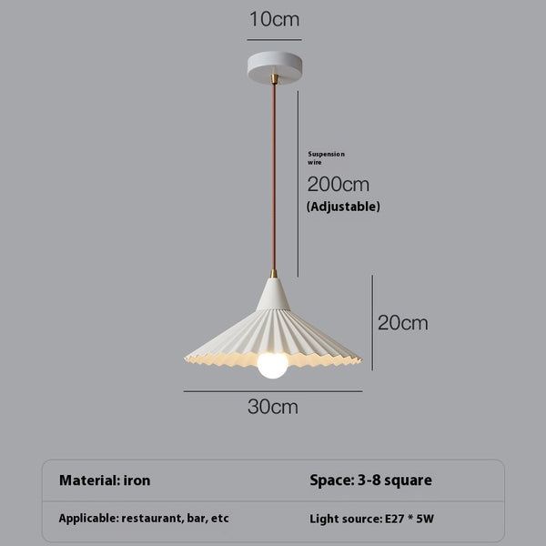 Pleated Skirt Restaurant Chandelier