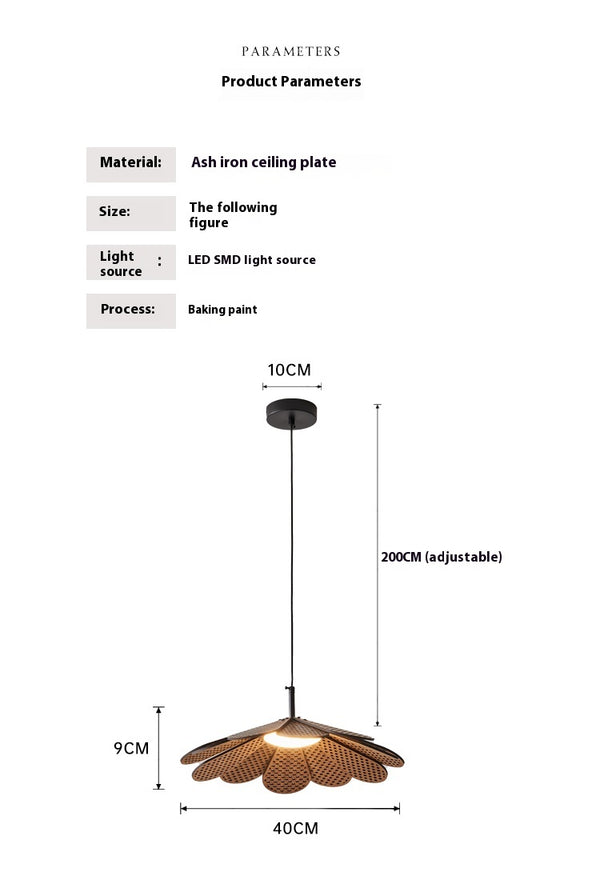 Bamboo Petal Chandelier