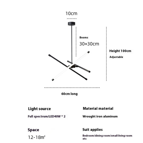 Kronleuchter mit minimalistischer Linie