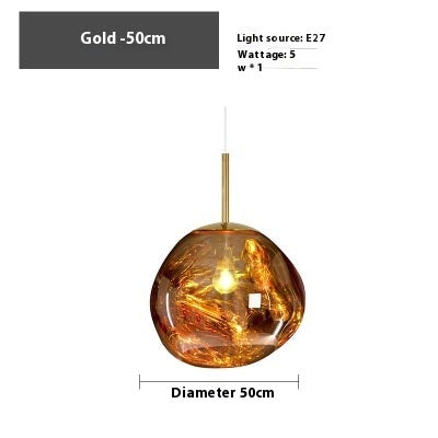 Kronleuchter aus vulkanischer Lava