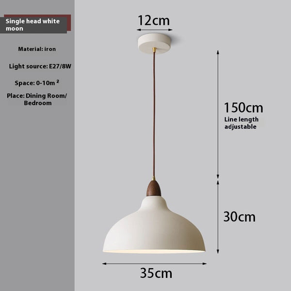 Lustre de salle à manger de style wabi-sabi