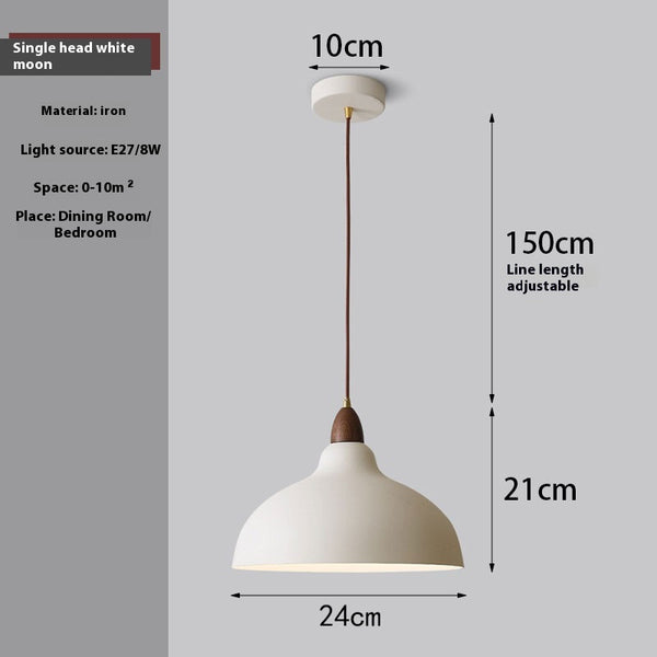 Lustre de salle à manger de style wabi-sabi