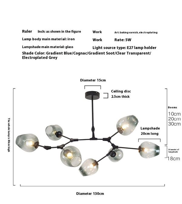 Designer Persönlichkeit Molekül Zauberbohnen Kronleuchter