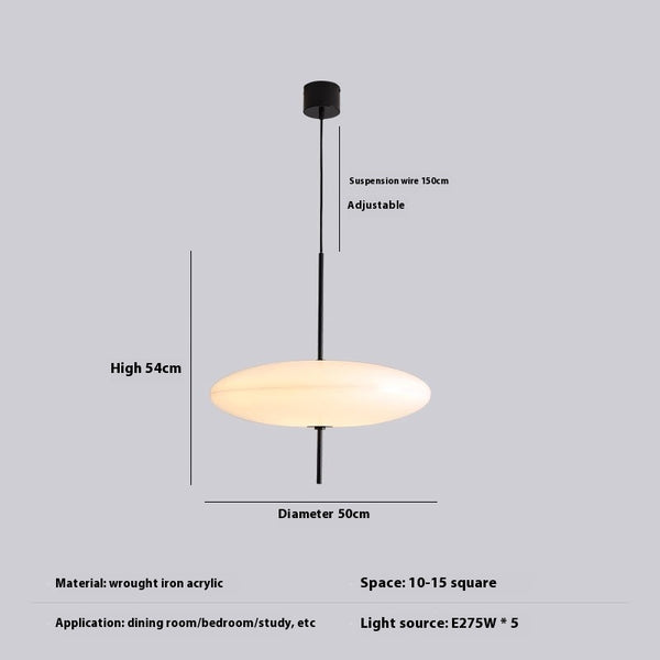 Lustre de restaurant créatif en forme d'OVNI