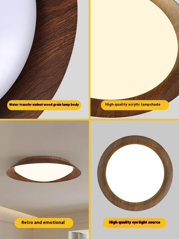 Plafonnier LED de chambre à coucher de personnalité rétro