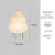 Japanese style wabi-sabi style rice paper floor lamp