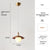 Lustre en noyer Maillard