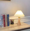 Medieval style pleated table lamp