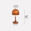 Retro Glass Study Bedroom Bedside Table Lamp