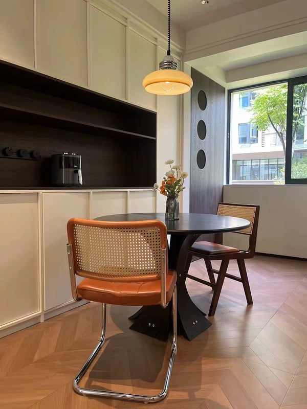 Versenkbare Pendelleuchte aus Glas für den Esstisch