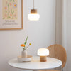 Japanese style cream style dining pendant lamp