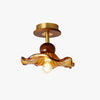 American retro glass corridor ceiling lamp