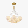 Cream Bubble Ball Chandelier