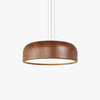 Japanese retro restaurant chandelier walnut wood grain