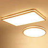 Solid wood LED ceiling light