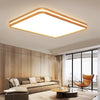 Solid wood LED ceiling light