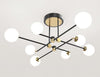 Magic Bean Geometric Line Chandelier