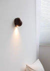 Solid wood bedroom bedside decorative wall lamp