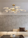 Light luxury lotus leaf chandelier