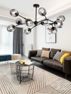 Creative and personalized magic bean molecular chandelier