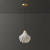 Shell glass chandelier