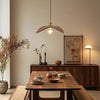 Wabi-sabi style dining pendant light